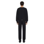 GIVENCHY BOXY FIT SWEATSHIRT IN FLEECE WITH REFLECTIVE ARTWORK