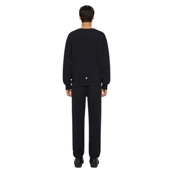 GIVENCHY BOXY FIT SWEATSHIRT IN FLEECE WITH REFLECTIVE ARTWORK
