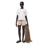 LOEWE SHORTS IN TERRY COTTON JACQUARD