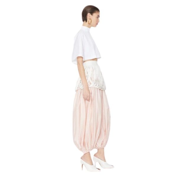 ALAIA FRINGED LEATHER BELT