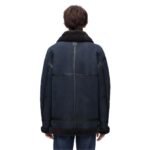 LOEWE ANAGRAM JACKET IN SHEARLING