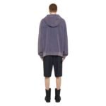 GIVENCHY SHADOW OVERSIZED HOODIE IN FLEECE