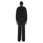 GIVENCHY ZIPPED HOODIE IN FLEECE