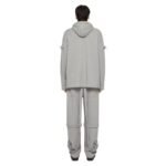 GIVENCHY HOODIE IN FLEECE WITH METAL DETAILS