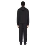 GIVENCHY ZIPPED HOODIE IN WOOL WITH 4G DETAIL