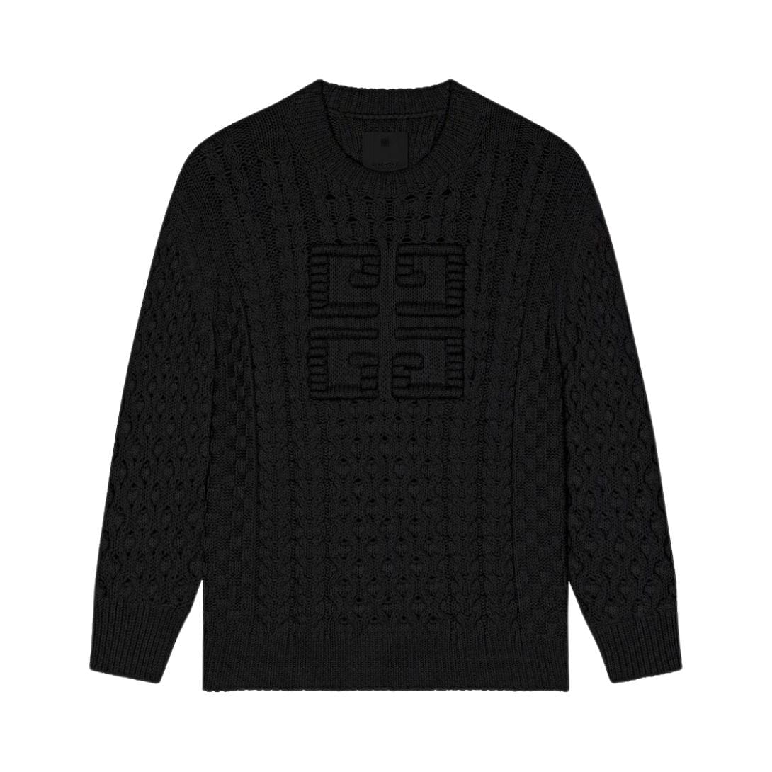 GIVENCHY 4G CABLE KNIT SWEATER