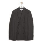 LOEWE DOUBLE BREASTED JACKET IN WOOL