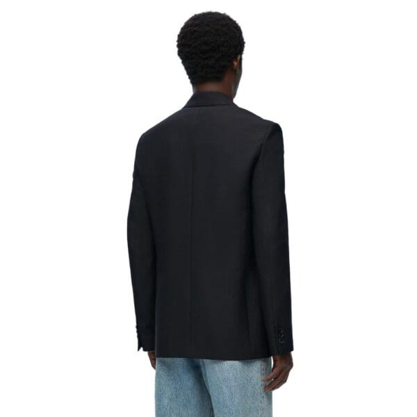 LOEWE DOUBLE BREASTED JACKET IN WOOL AND MOHAIR