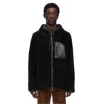 LOEWE HOODED JACKET IN SHEARLING