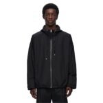 LOEWE HOODED JACKET IN TECHNICAL SILK