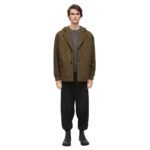 LOEWE HOODED JACKET IN WOOL AND CASHMERE