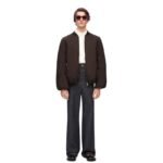 LOEWE PADDED BOMBER JACKET IN TECHNICAL COTTON