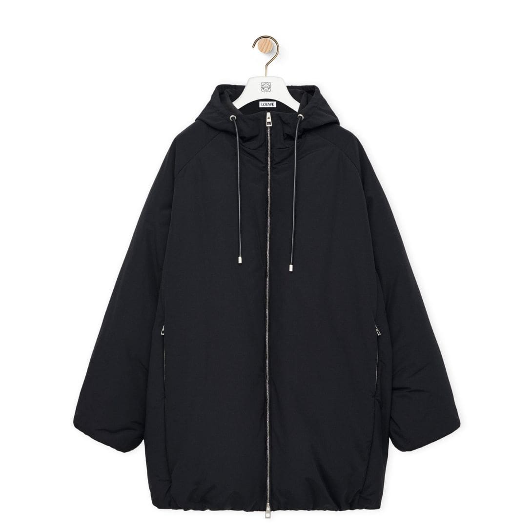 LOEWE PADDED BOMBER JACKET IN TECHNICAL COTTON