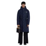 MARNI BLACK AND BEIGE JACQUARD MINI SHOULDER BAG