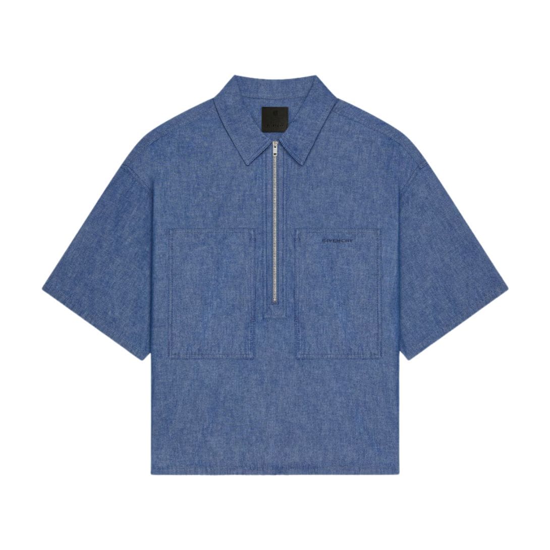 GIVENCHY OVERSHIRT IN DENIM CHAMBRAY