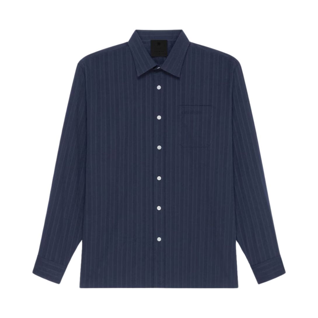 GIVENCHY SHIRT IN COTTON VOILE WITH STRIPES