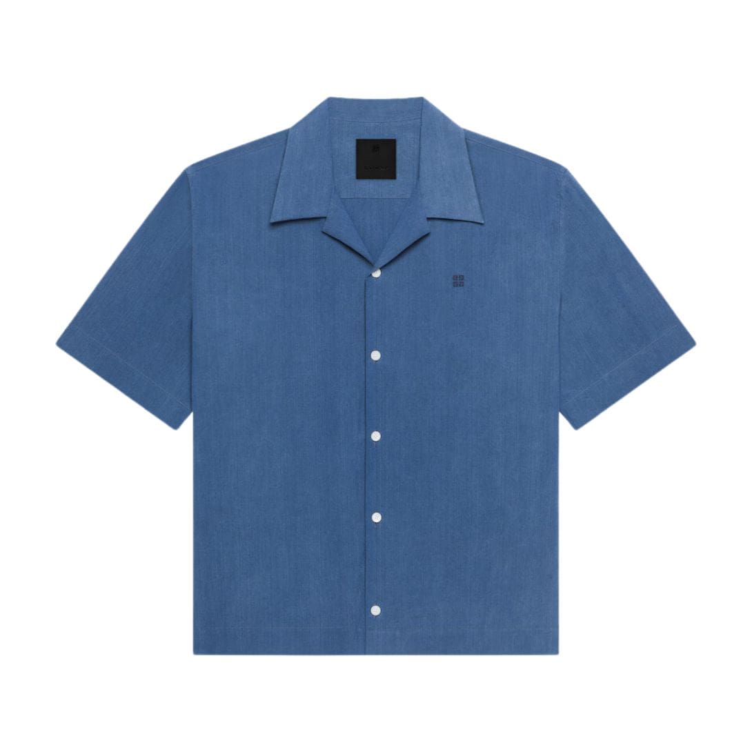 GIVENCHY SHIRT IN OZONE WASHED DENIM CHAMBRAY