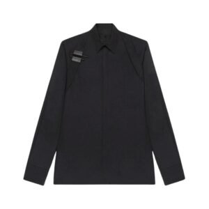 GIVENCHY SHIRT IN POPLIN WITH U LOCK HARDNESS