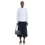 MARNI GREY SAFFIANO LEATHER MEDIUM TRUNK BAG