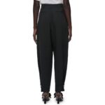LOEWE CARGO TROUSERS IN VISCOSE AND LINEN
