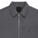GIVENCHY ZIPPED SHIRT IN WOOL