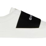 CITY SPORT SNEAKERS IN LEATHER WITH GIVENCHY STRAP