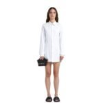 MARNI MUSEO NANO BAG IN WHITE LIGHT BLUE AND ORANGE LEATHER