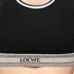 LOEWE CROPPED TANK TOP IN VISCOSE