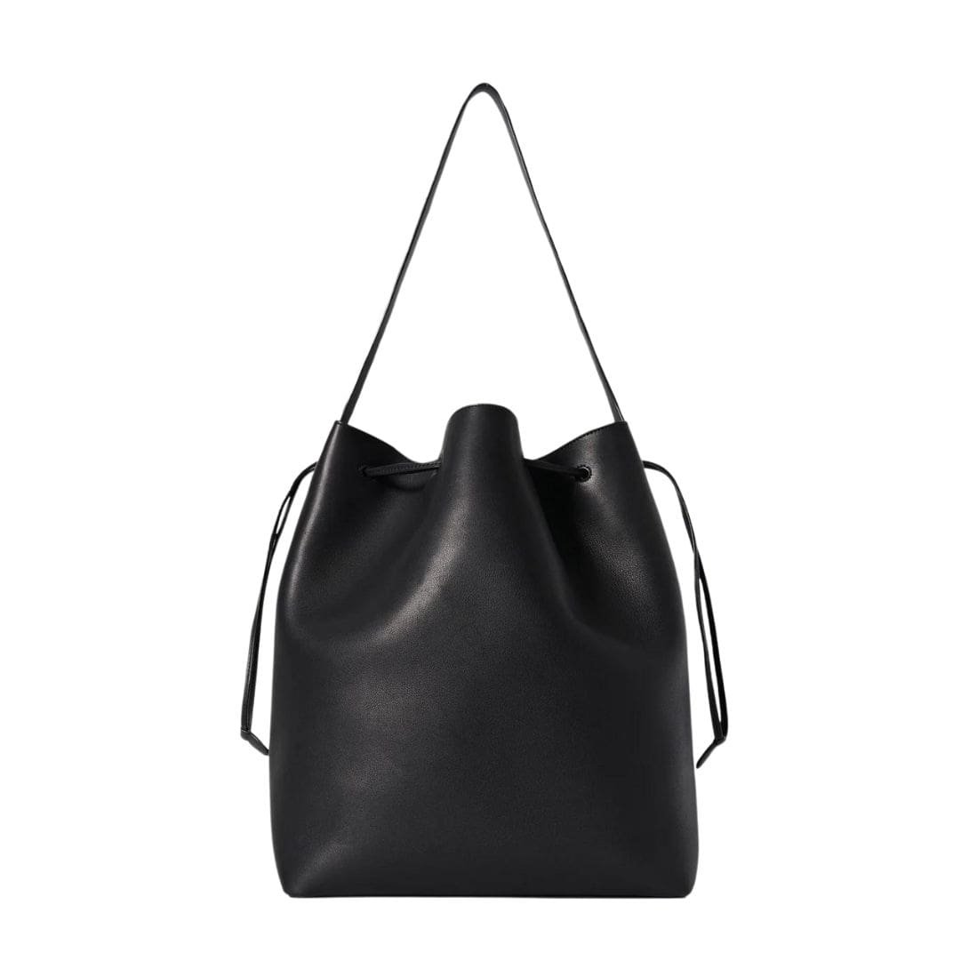 THE ROW BELVEDERE TOTE BAG IN LEATHER