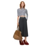 LOEWE CROPPED TROUSER IN WOOL