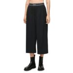 LOEWE CROPPED TROUSER IN WOOL