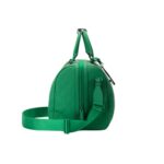 GUCCI GG RUBBER EFFECT MEDIUM DUFFLE BAG GREEN LETAHER