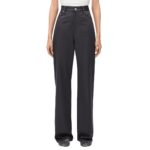 LOEWE HIGH WAISTED TROUSERS IN COTTON