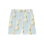 GIVENCHY PRINTED SWIM SHORTS IN COTTON SEERSUCKER