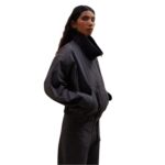 LEMAIRE DOUBLE LAYER BLOUSON WITH RIB