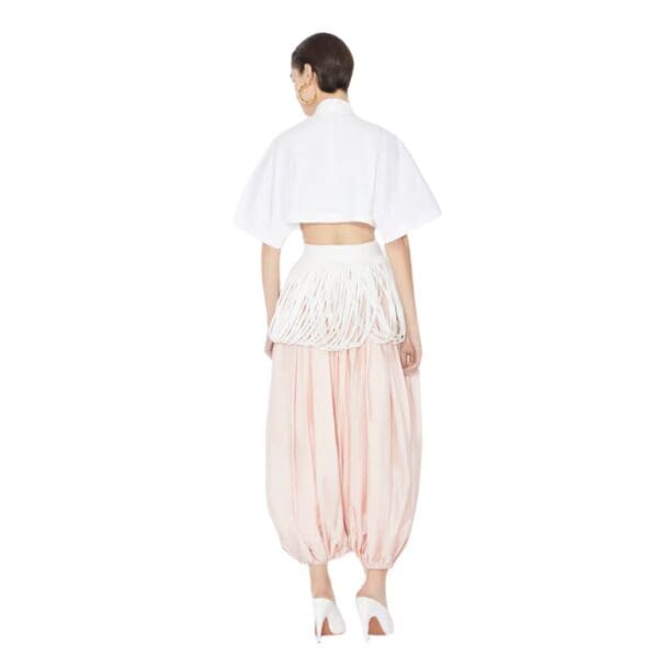 ALAIA FRINGED LEATHER BELT