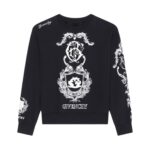GIVENCHY CREST BOXY FIT SWEATSHIRT IN FLEECE