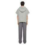 GIVENCHY CREST OVERSIZED SLEEVELESS HOODIE IN FLEECE