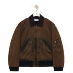 LOEWE BOMBER JACKET IN TECHNICAL COTTON