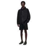 LOEWE HOODED JACKET IN TECHNICAL SILK