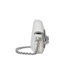 GUCCI HORSEBIT 1955 MINI SHOULDER BAG IN WHITE LEATHER