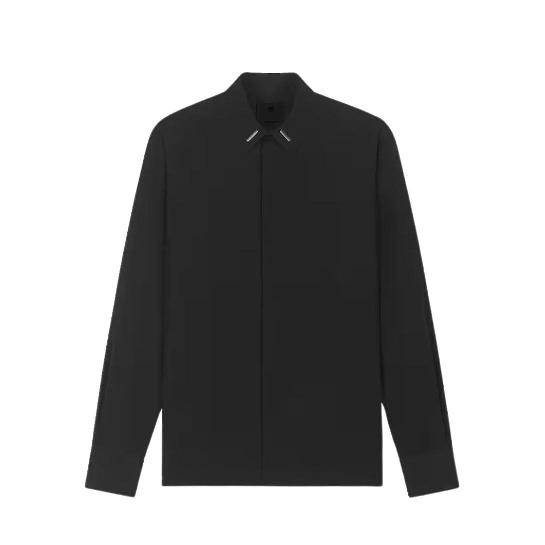 GIVENCHY SHIRT IN POPLIN WITH COLLAR DETAILS 1 GIVENCHY SHIRT IN POPLIN WITH COLLAR DETAILS