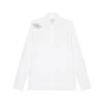 GIVENCHY SHIRT IN POPLIN WITH U LOCK HARDNESS