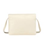 MARNI IVORY WHITE LEATHER PRISMA POUCH
