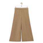 LOEWE CROPPED TROUSERS IN COTTON BLEND