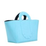 MARNI TURQUOISE LEATHER SWEEDY MEDIUM TOTE BAG