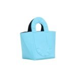 MARNI TURQUOISE LEATHER SWEEDY SMALL TOTE BAG
