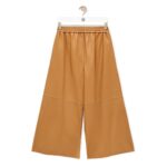 LOEWE CROPPED TROUSERS IN NAPPA LAMBSKIN
