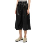 LOEWE CROPPED TROUSERS IN NAPPA LAMBSKIN