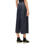 LOEWE CROPPED TROUSERS IN NAPPA LAMBSKIN